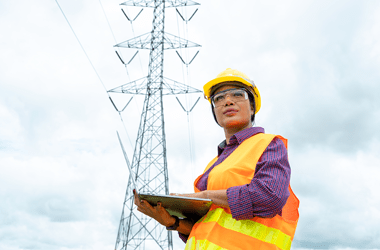 young woman electrician